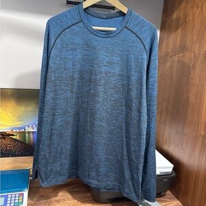 Lululemon Blue Long Sleeve Men's Shirt L